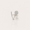 Single Diamond Piercing Stud