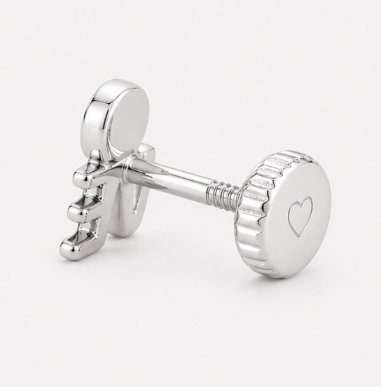 Single Diamond Piercing Stud